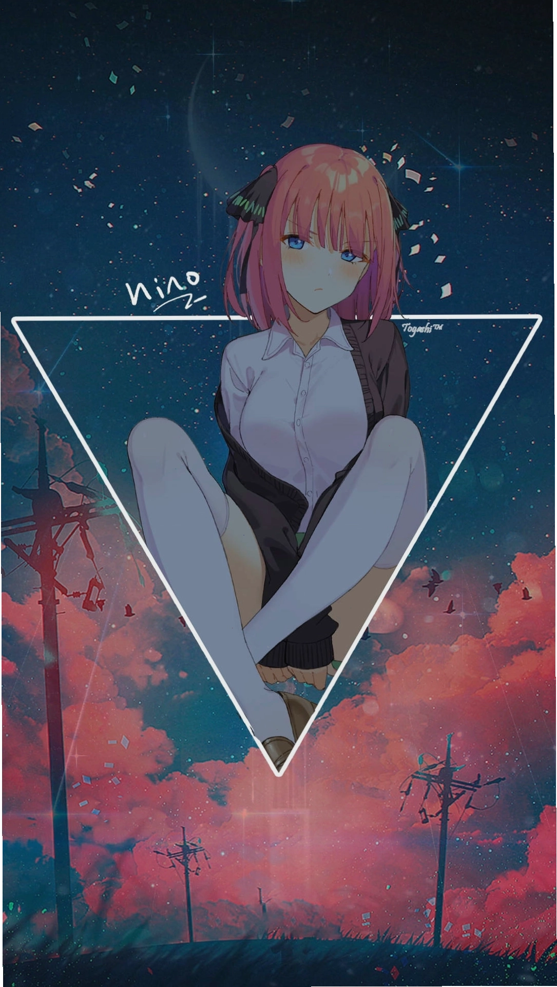 Download Aesthetic Anime Girl Nino 4K wallpaper