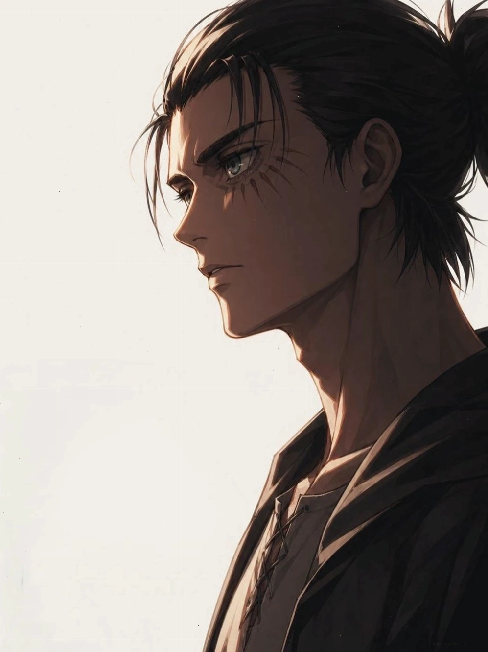 Eren Yeager trong hình dạng Titan tấn công