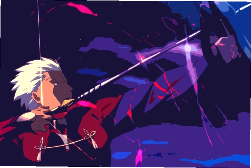 Fate/stay archer đang chiến đấu trong bóng tối