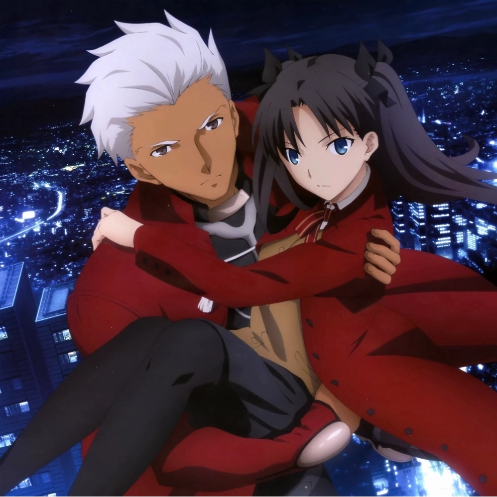 Fate/stay Archer đứng bên cạnh Rin