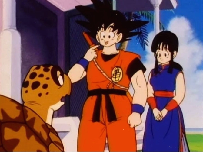 Goku thi triển Kamehameha