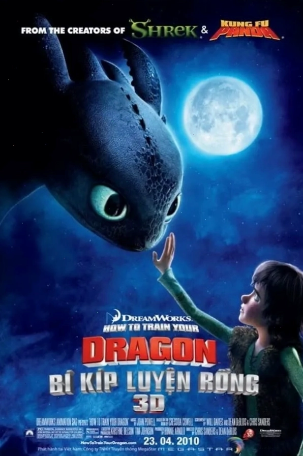 Hiccup và Toothless trong Bí Kíp Luyện Rồng