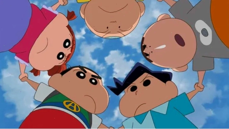 Himawari Nohara, em gái của Shin, trong một khoảnh khắc dễ thương