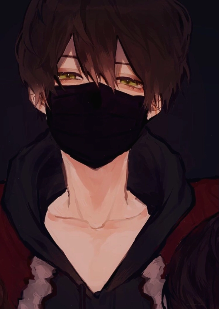 Hình ảnh anime nam với đôi mắt xanh hút hồn