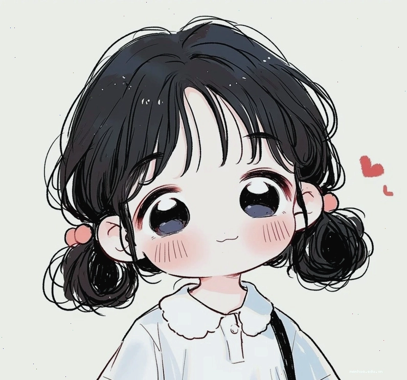 Hình ảnh chibi bé gái phong cách dễ thương