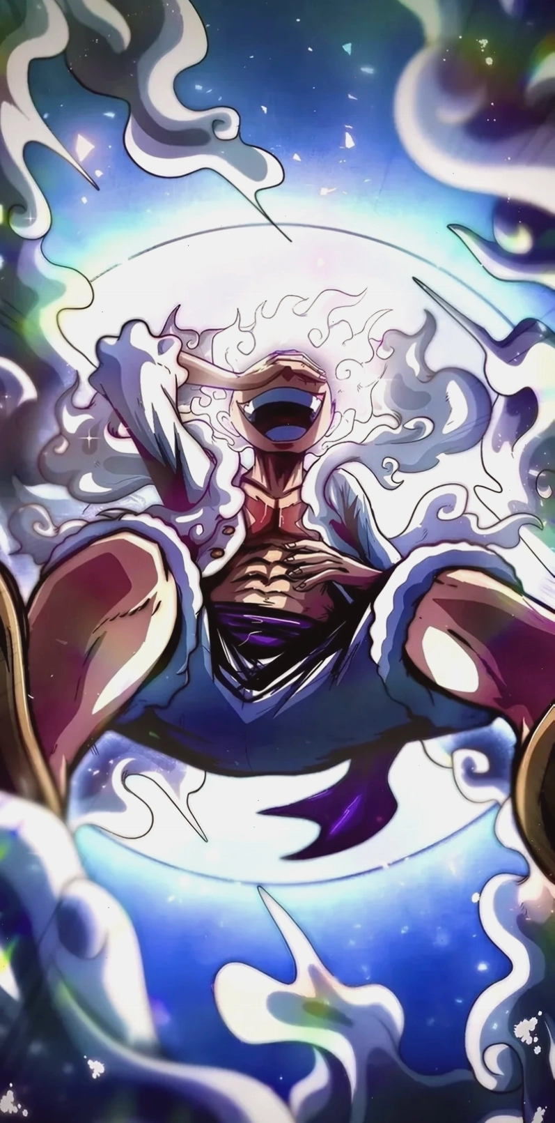 Hình ảnh chibi dễ thương của Luffy Gear 5