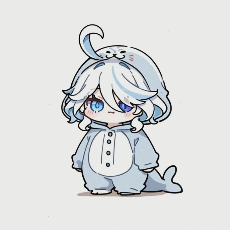 Hình ảnh chibi girl với đôi mắt to và biểu cảm ngạc nhiên