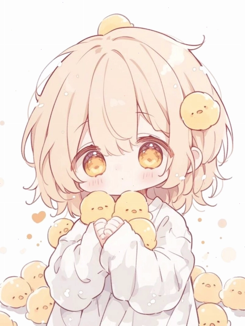 Hình ảnh chibi nữ ngầu với trang phục chiến binh và vũ khí