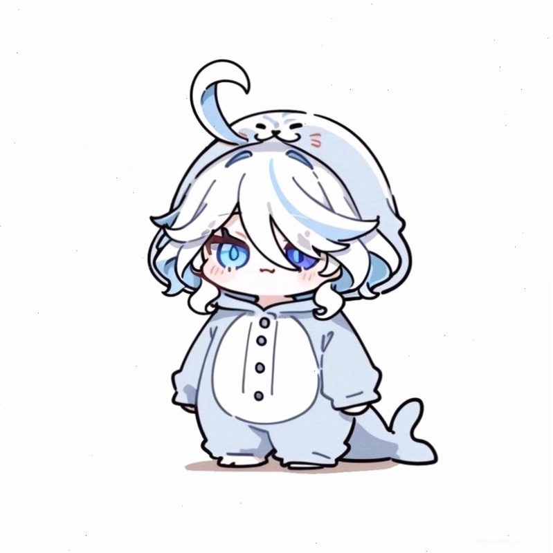 Hình ảnh chibi nữ với nhiều biểu cảm khác nhau
