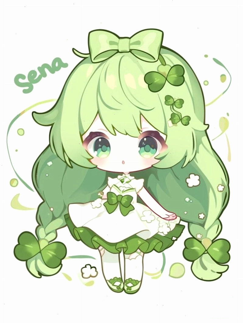 Hình ảnh chibi nữ với trang phục mùa hè năng động