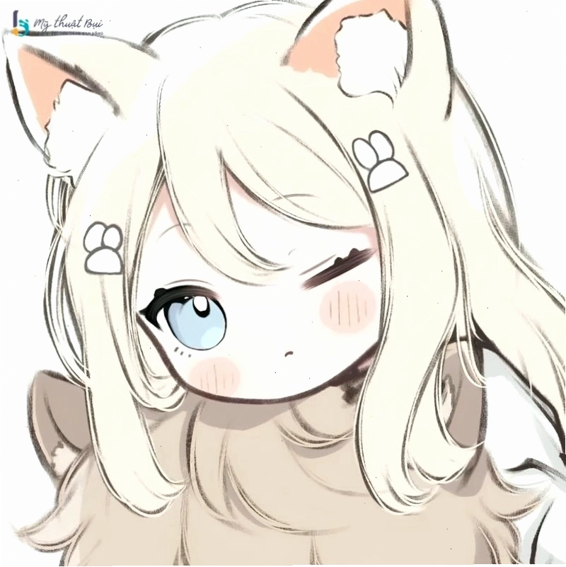 Hình ảnh chibi nữ với trang phục truyền thống