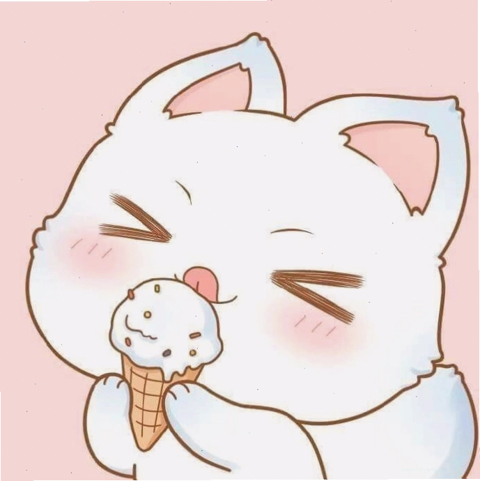 Hình ảnh mèo cute anime với đôi mắt to tròn