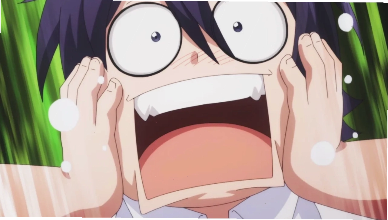 Hình ảnh minh họa các nhân vật anime với biểu cảm thất vọng