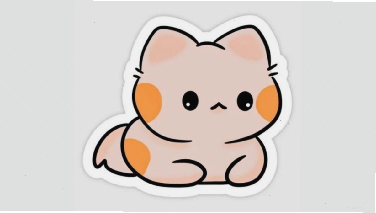 Hình mèo chibi cute làm avatar