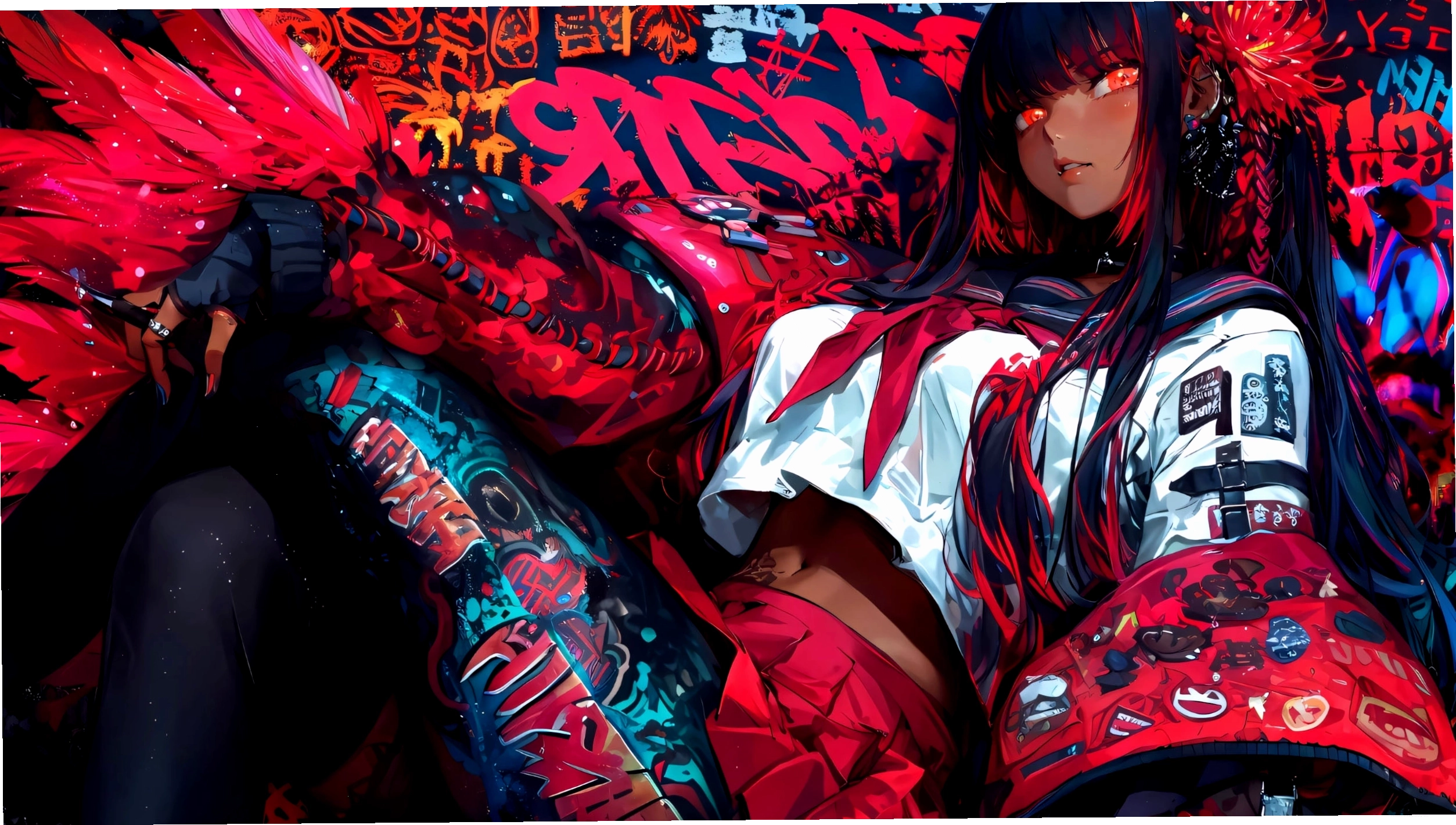 Hình nền anime 4K tuyệt đẹp cho máy tính với nhân vật nữ đáng yêu