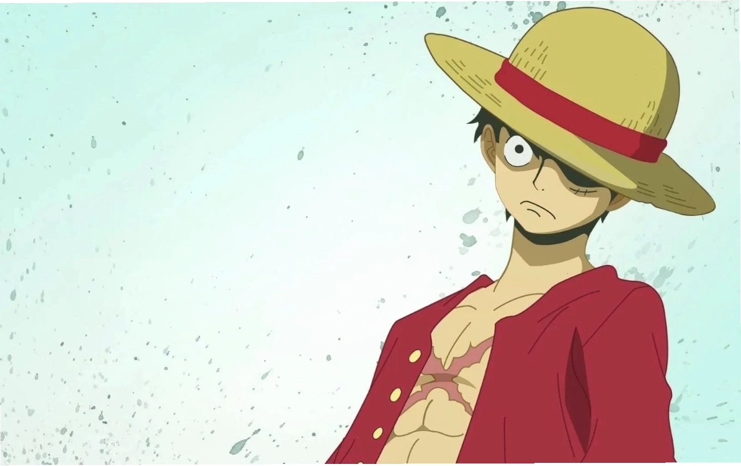 Hình nền anime Luffy nghiêm túc trong khoảnh khắc chiến đấu