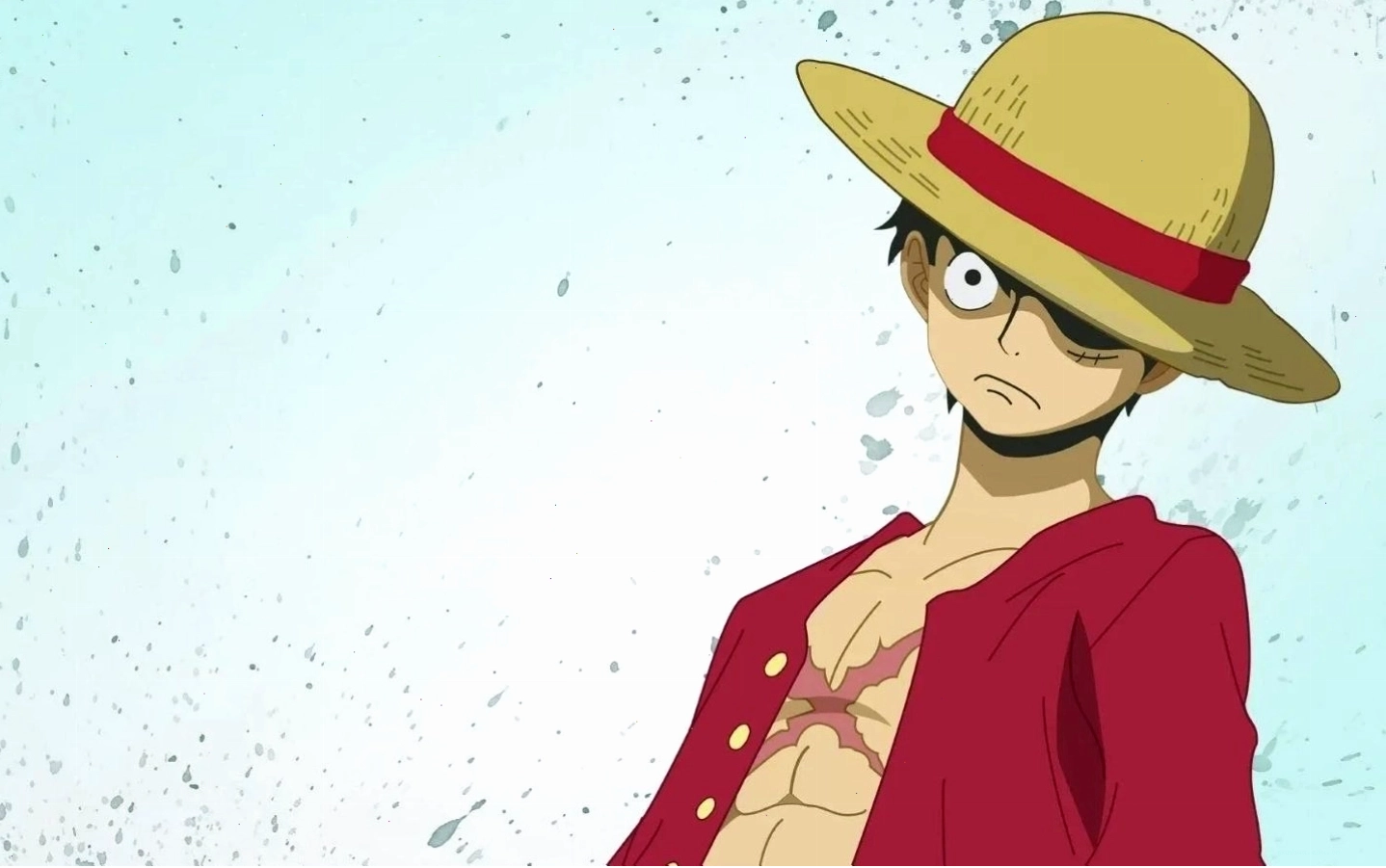 Hình nền anime Luffy nghiêm túc trong trận chiến