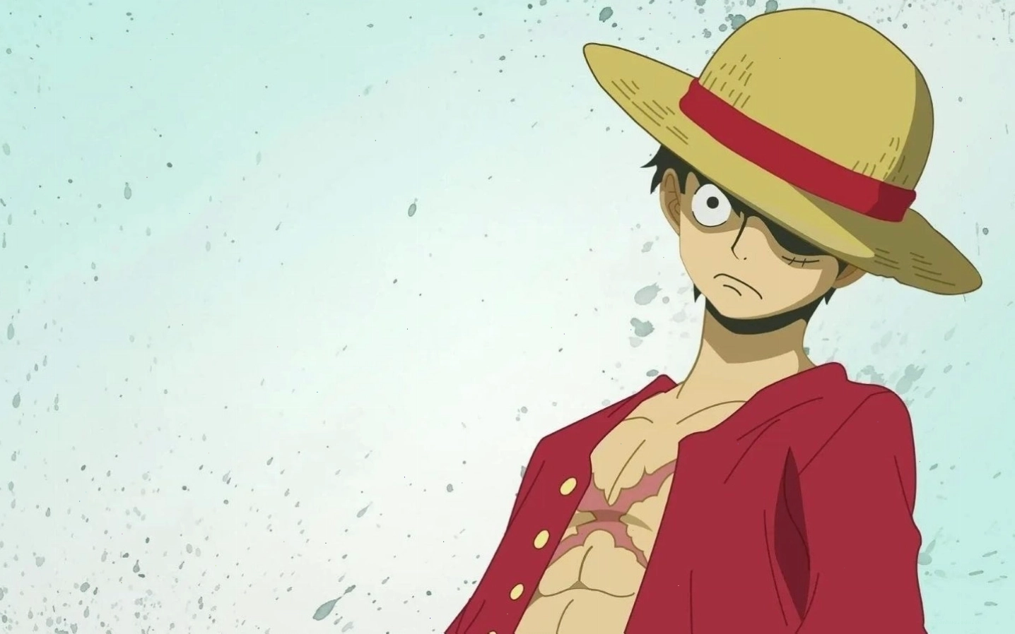 Hình nền anime Luffy nghiêm túc trong trận chiến