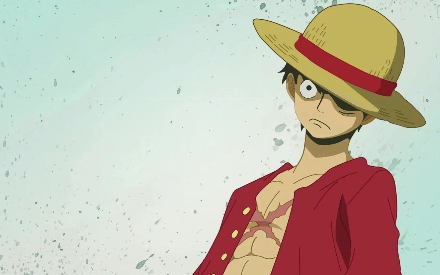 Hình nền anime luffy nghiêm túc trong trận chiến cho máy tính
