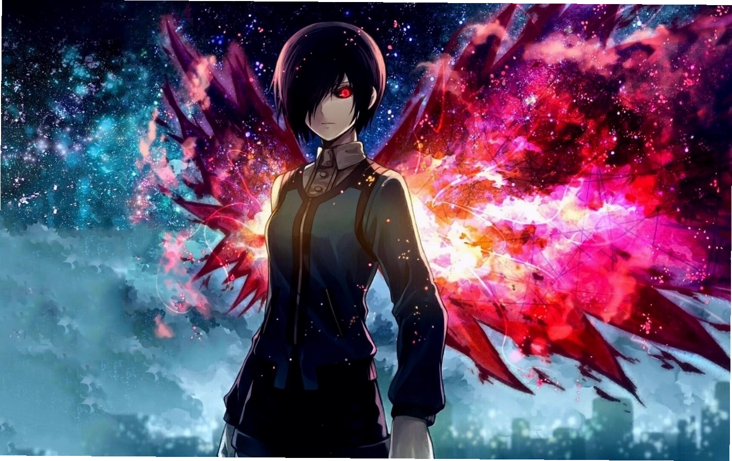 Hình nền anime mạnh mẽ và đầy quyền lực của nhân vật nam