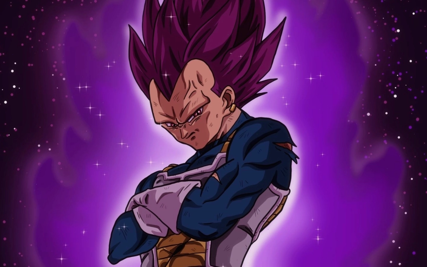 Hình nền anime nhân vật Vegeta trong trạng thái mạnh nhất
