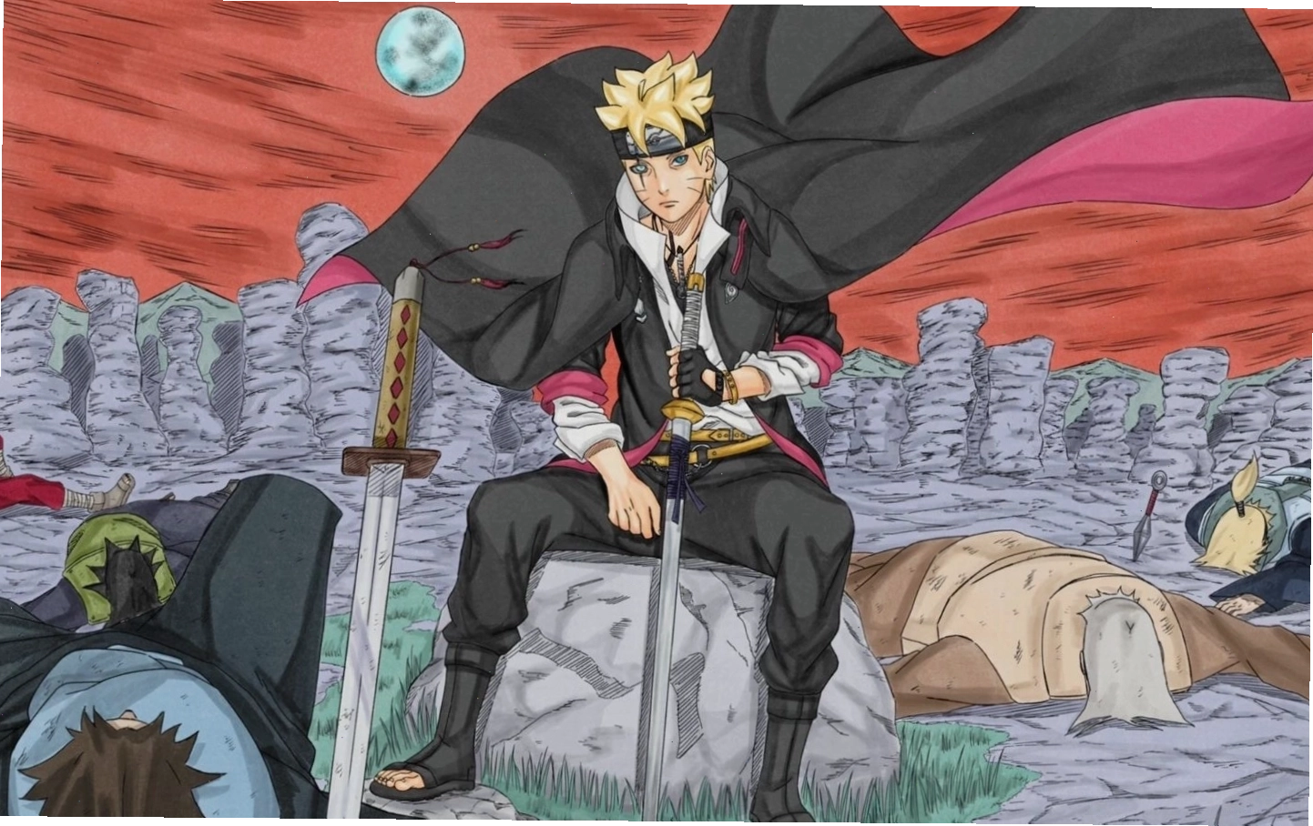 Hình nền Boruto lạnh lùng tiêu diệt kẻ thù