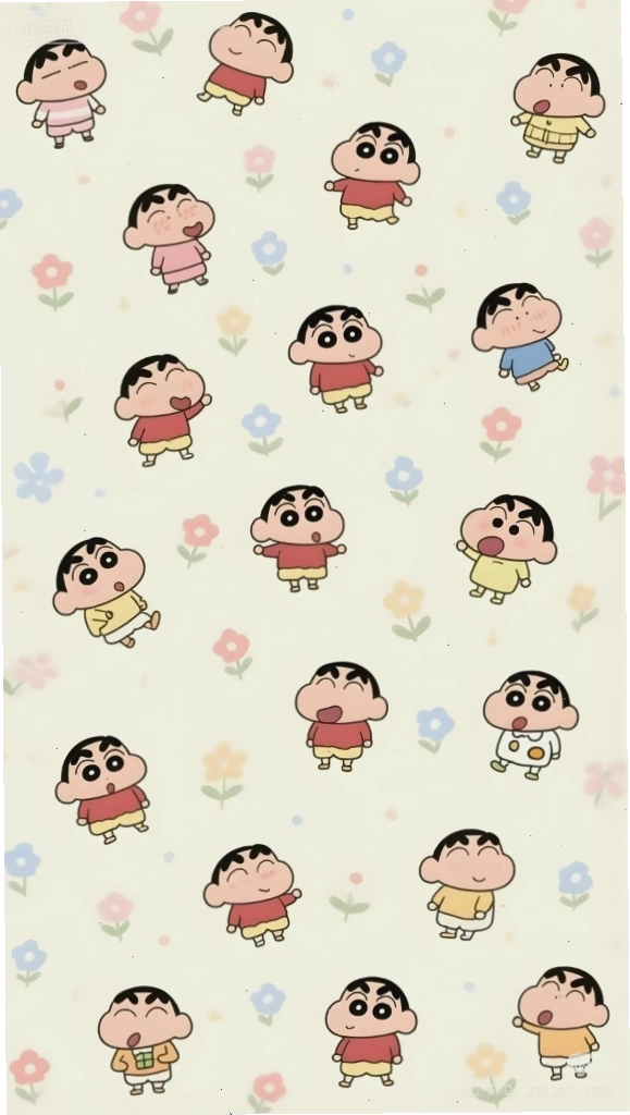 Hình nền cu Shin cute với đôi mắt to tròn đáng yêu