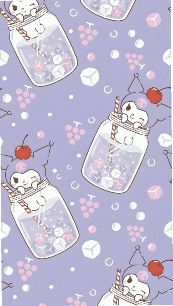 Hình nền điện thoại Kuromi nghịch ngợm