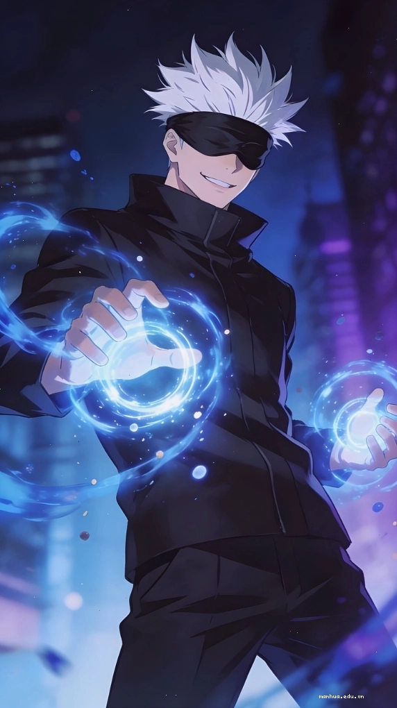 Hình nền Gojo Satoru chibi cực cool