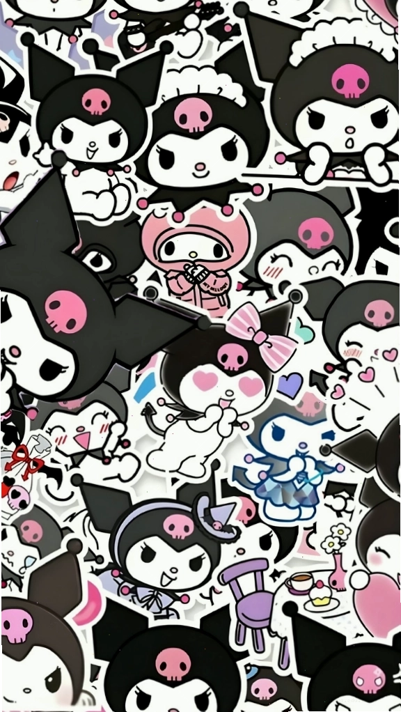 Hình nền Kuromi nhiều phiên bản