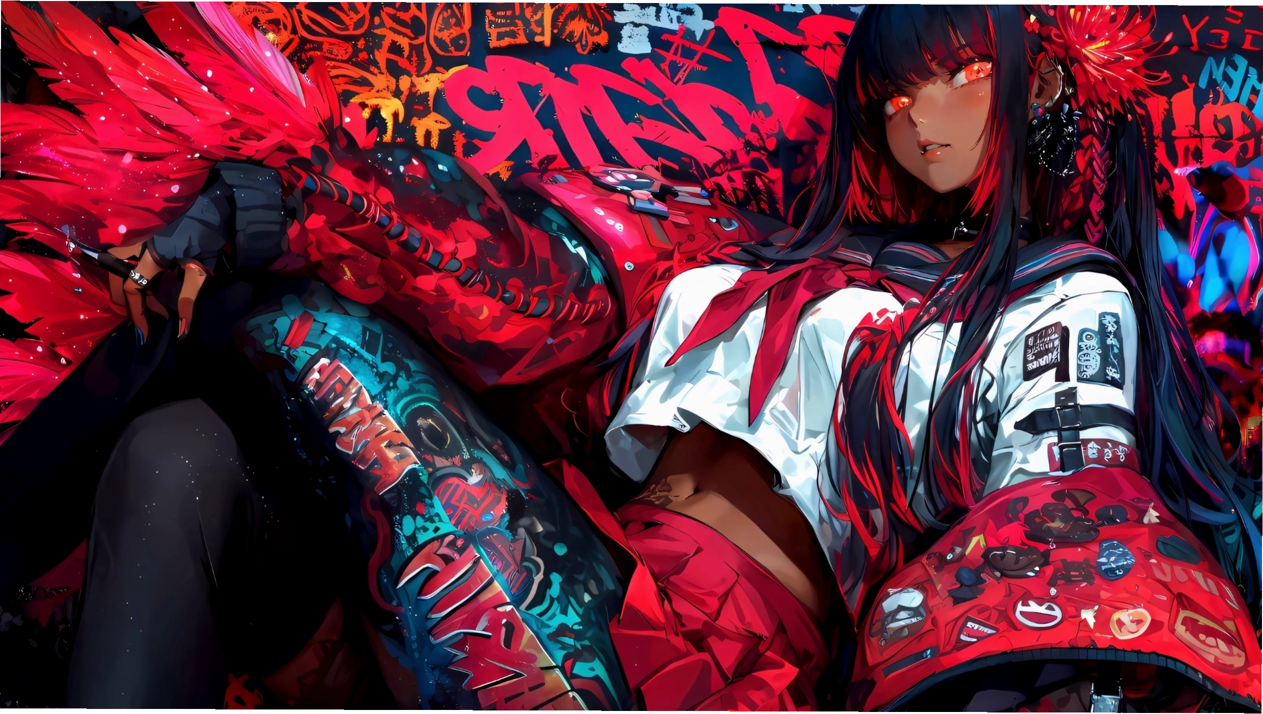 Hình nền máy tính 4k anime phong cảnh Nhật Bản truyền thống