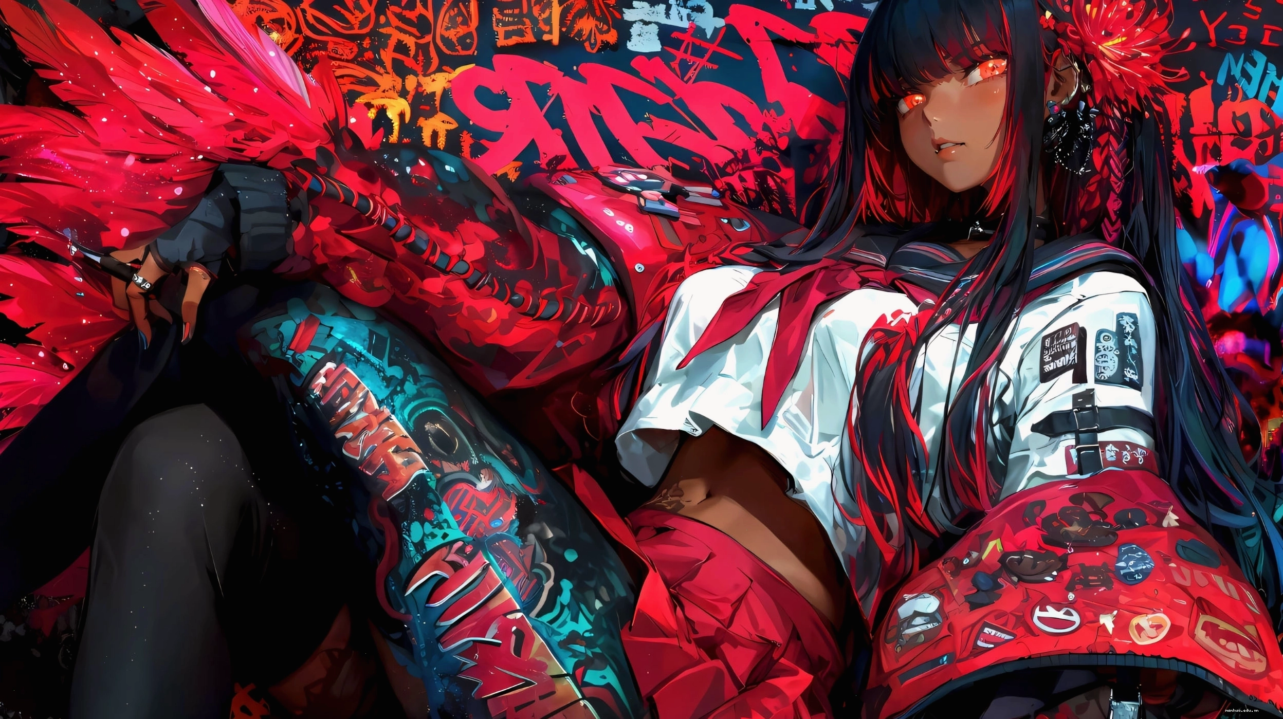 Hình nền máy tính 4K Anime với nhân vật nam ngầu