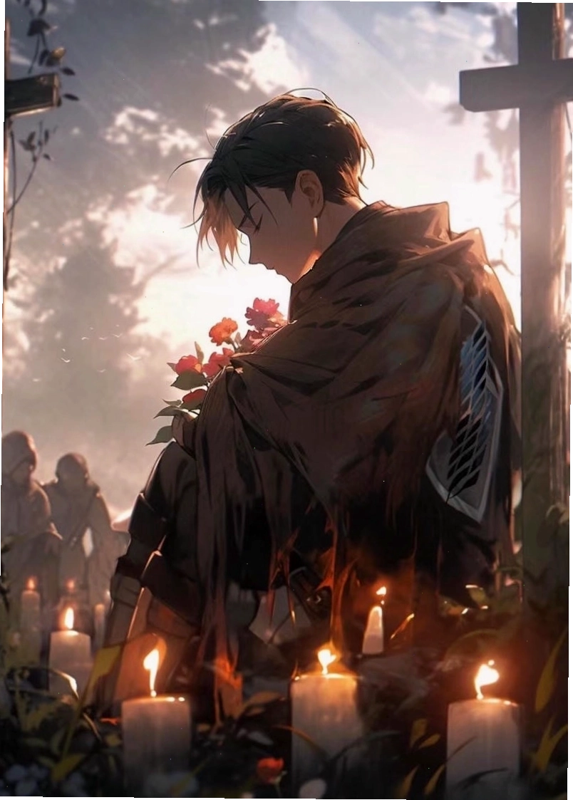 Hình nền máy tính Levi Ackerman ấn tượng