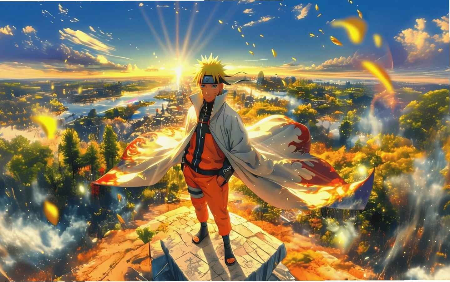 Hình nền Naruto Uzumaki 4K ở trạng thái Sage Mode