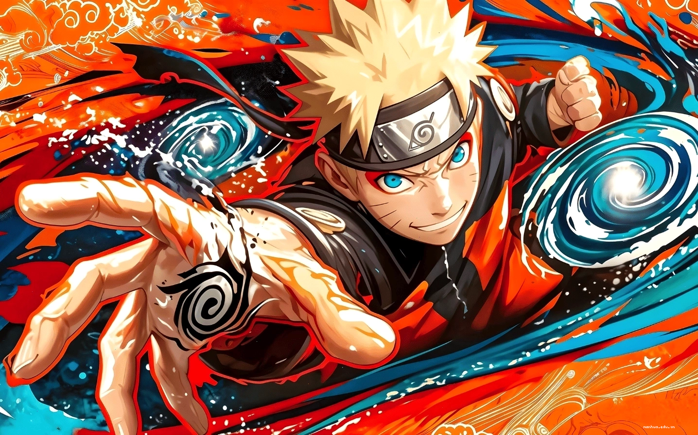 Hình nền Naruto Uzumaki kiên cường đối mặt với thử thách