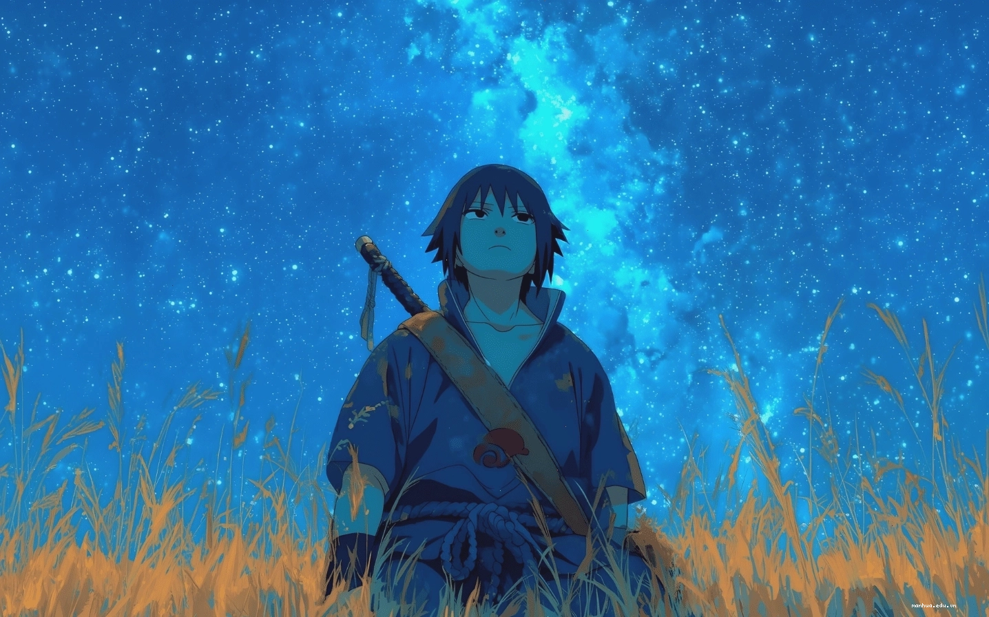 Hình nền Naruto và Sasuke Lục đạo đối đầu nhau
