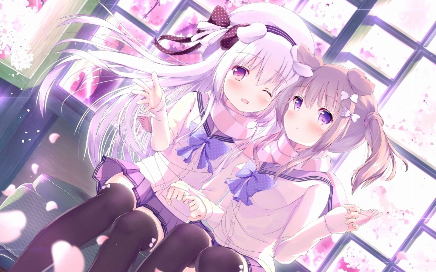 Hình nền nhân vật anime cute với trang phục dễ thương