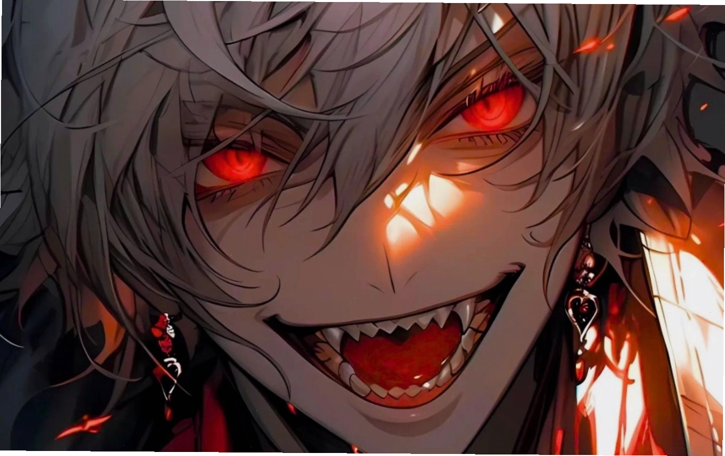 Hình nền nhân vật anime phản diện cực ngầu với năng lực đặc biệt