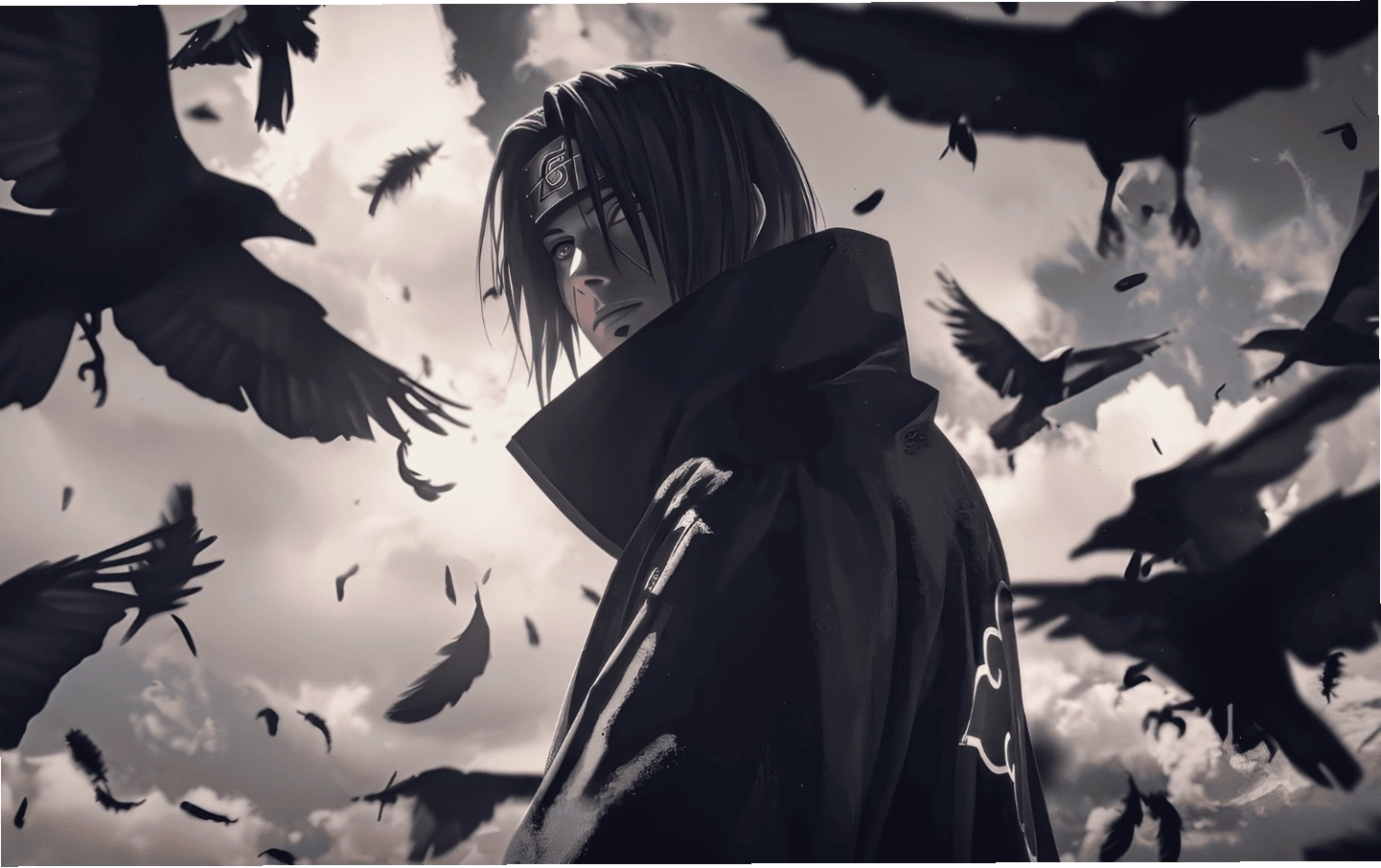 Hình nền Sasuke 4K ngầu với đôi mắt Rinnegan