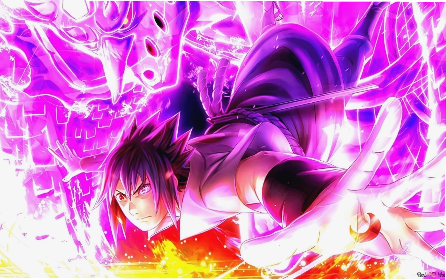 Hình nền Sasuke trong phiên bản mạnh nhất đầy uy lực