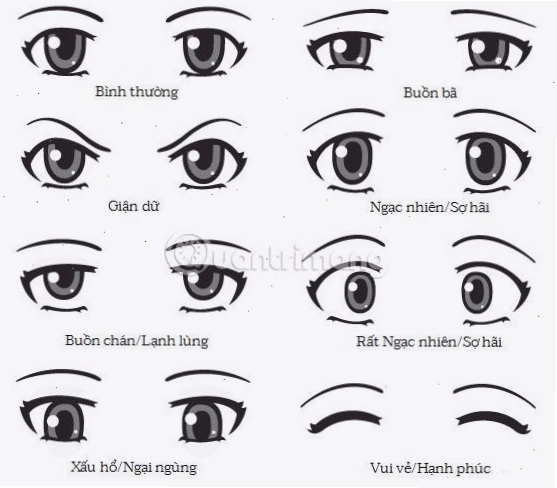 Hướng dẫn vẽ mắt nhân vật Anime cực xinh