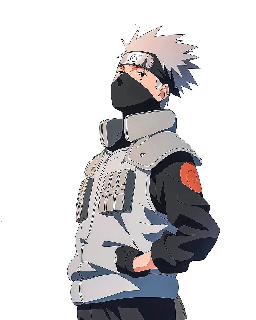 Kakashi lúc nhỏ, có thể đã hé lộ một phần khuôn mặt