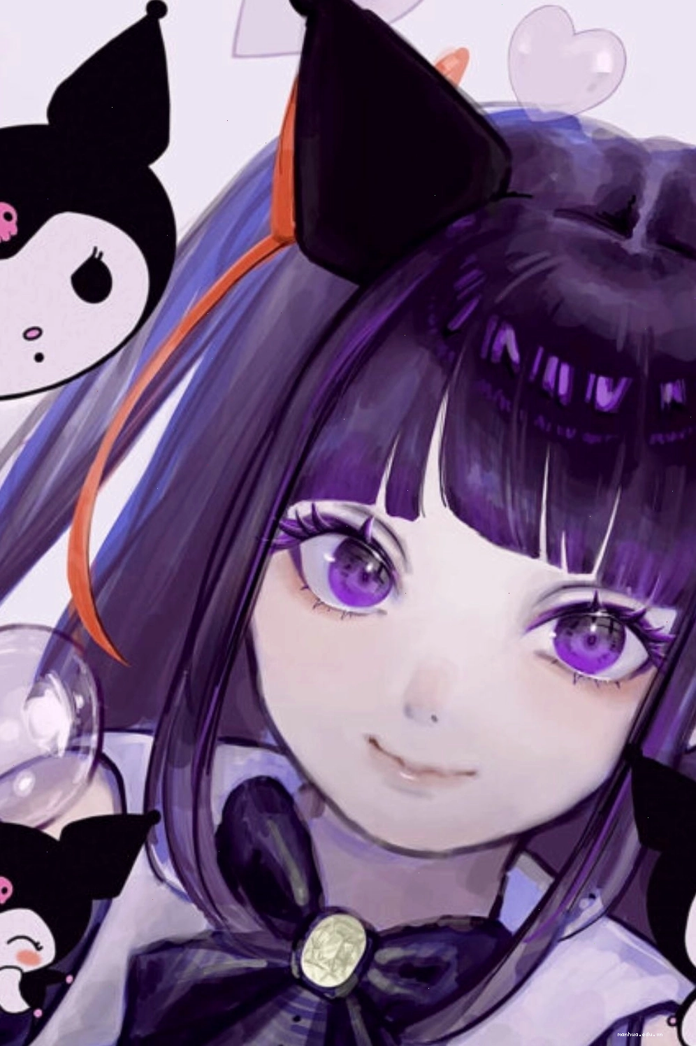 Kawaii Kuromi Pfp với phong cách Nhật Bản
