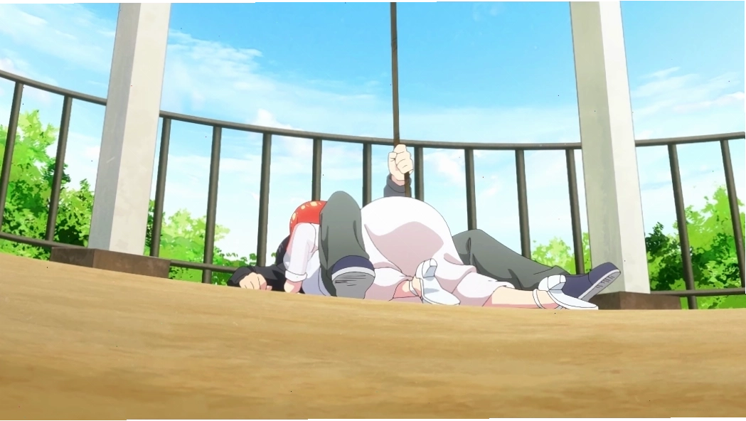 Khoảnh khắc Yotsuba hôn Fuutarou