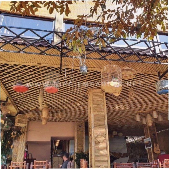 Kiến trúc tre nứa tạo nét mộc mạc