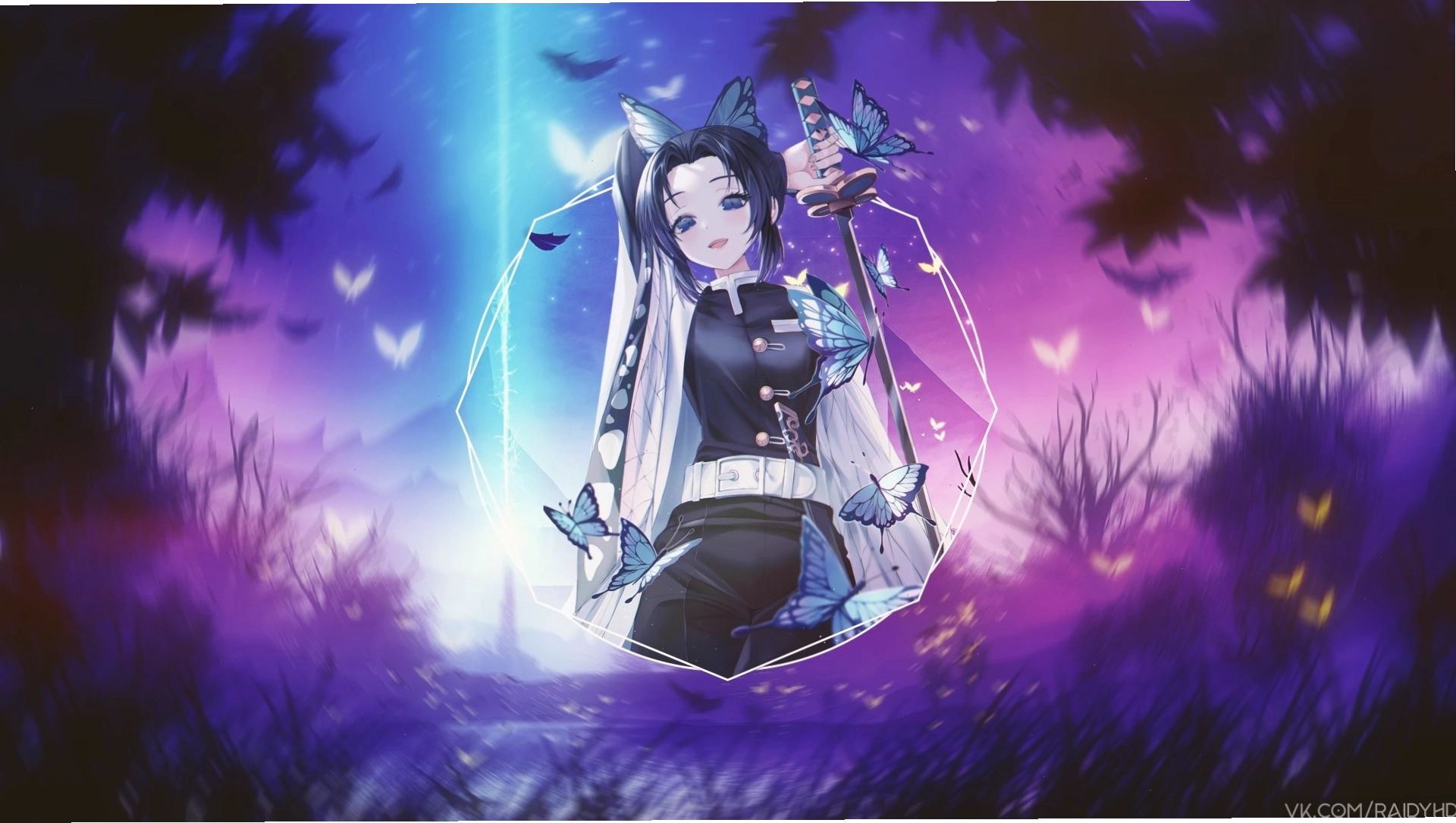 Kochou Shinobu Desktop wallpaper 1920x1080