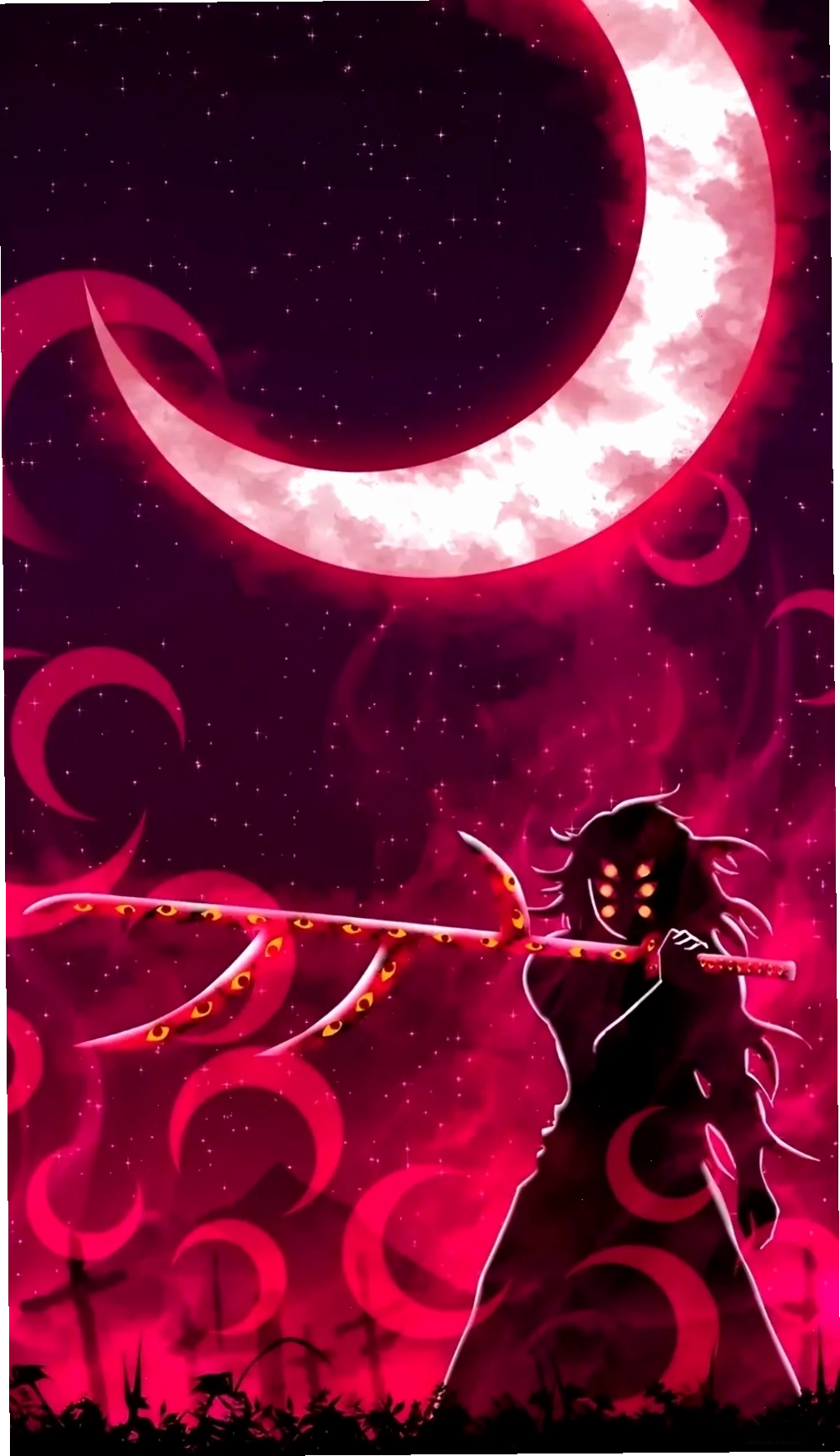 Kokushibou trong một phiên bản fanart đầy mạnh mẽ và uy dũng