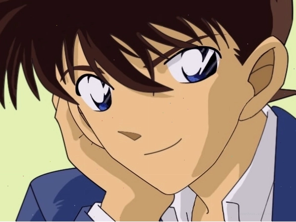Kudō Shinichi và Ran Mōri thời còn là học sinh trung học