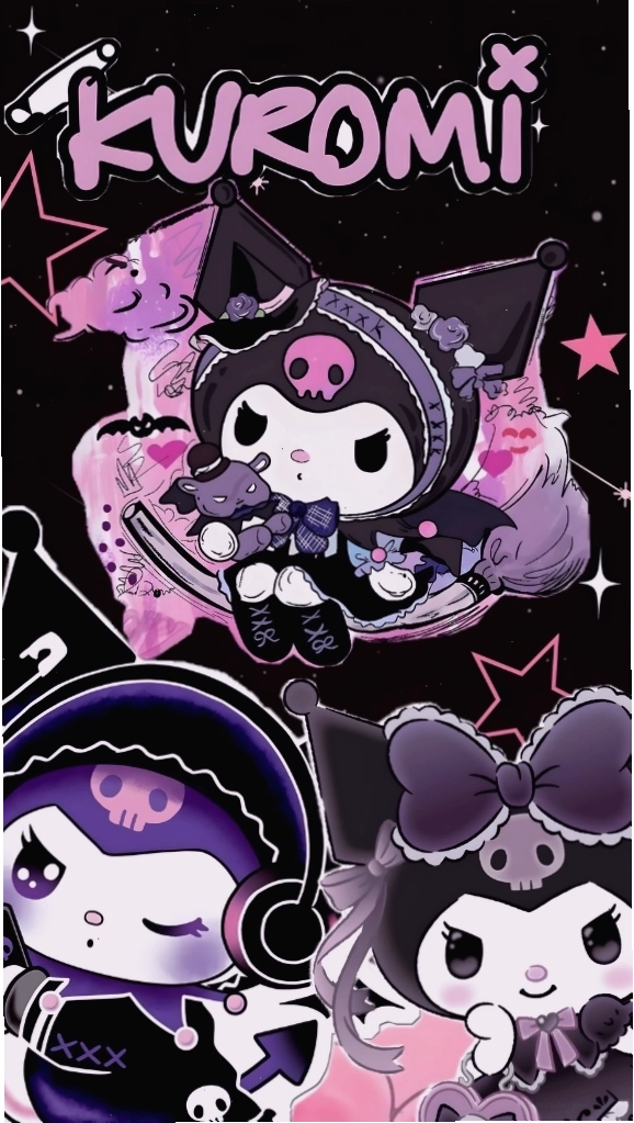 Kuromi ngầu với phong cách cool ngầu