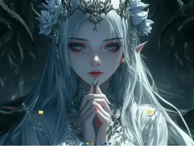 Live wallpaper Elf prayer